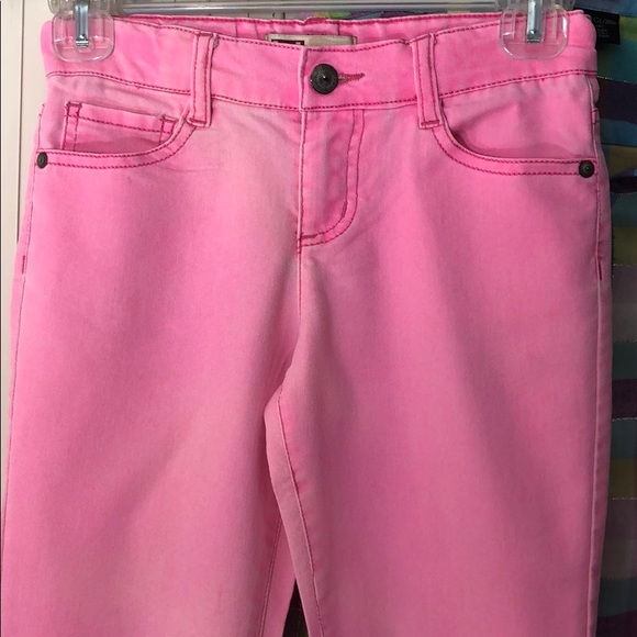 🏆L.E.I. Pink Kate Lowrise Skinny Jeans Girls 10 R - Picture 6 of 11